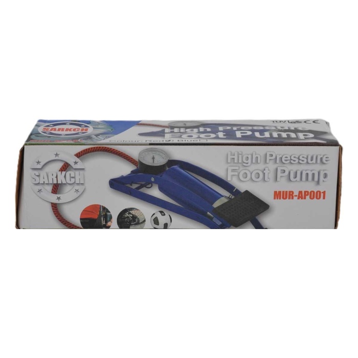 ® Yeni Ürün Basınç Göstergeli Ayak Pompası Araba Bisiklet Motor Lastik Pompası