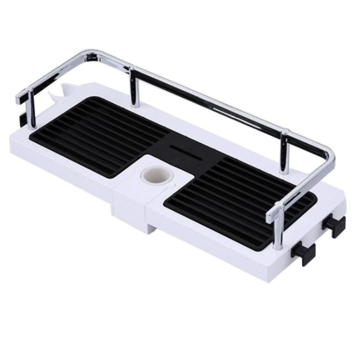 ® Yeni Ürün Banyo Direğine Asılabilir Köşelik Şampuanlık Sabunluk Çift Askılı Düzenleyici Raf Paslanmaz