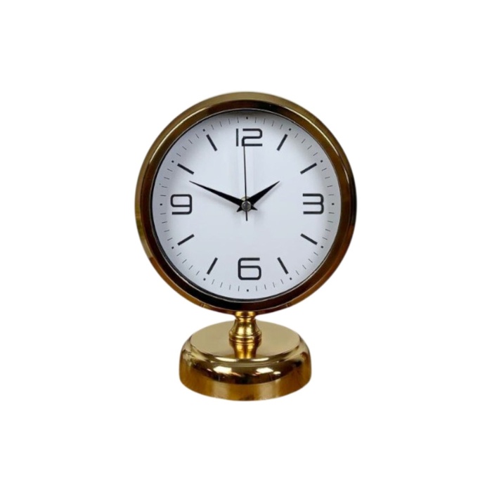 ® Yeni Ürün Golden Touch 25 x 20 Gold Metal Masa Saati