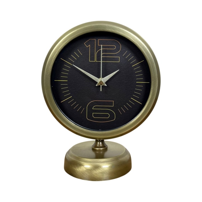 ® Yeni Ürün Retro Modern Tasarım 25 x 20 Cm Metal Masa Saati