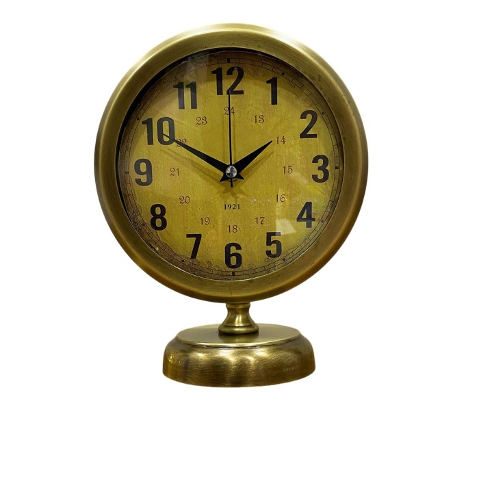 ® Yeni Ürün Vintage Elite 25 x 20 Eskitme Metal Masa Saati