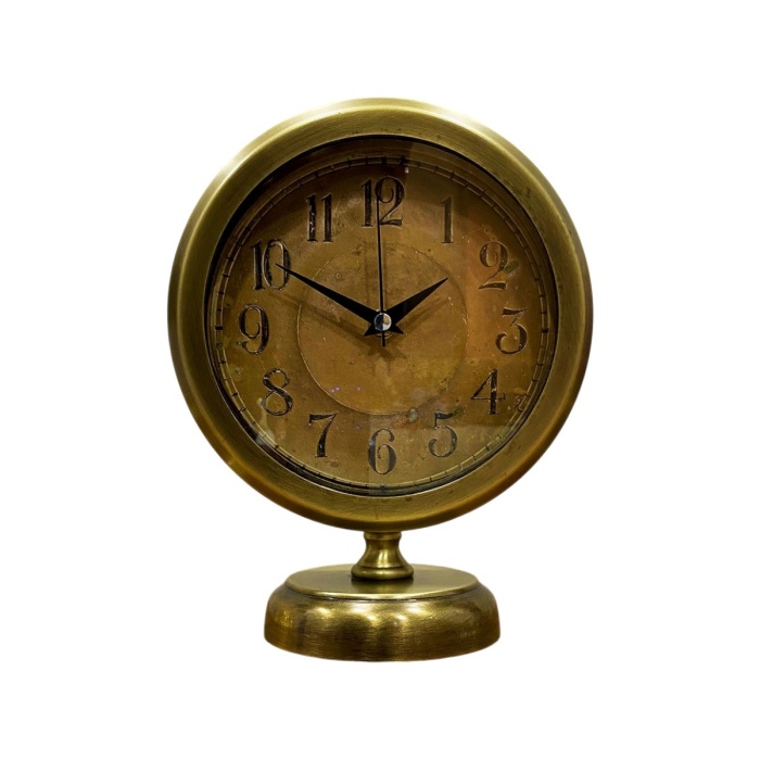 ® Yeni Ürün Retro Eskitme 25 x 20 Cm Metal Şık Masa Saati