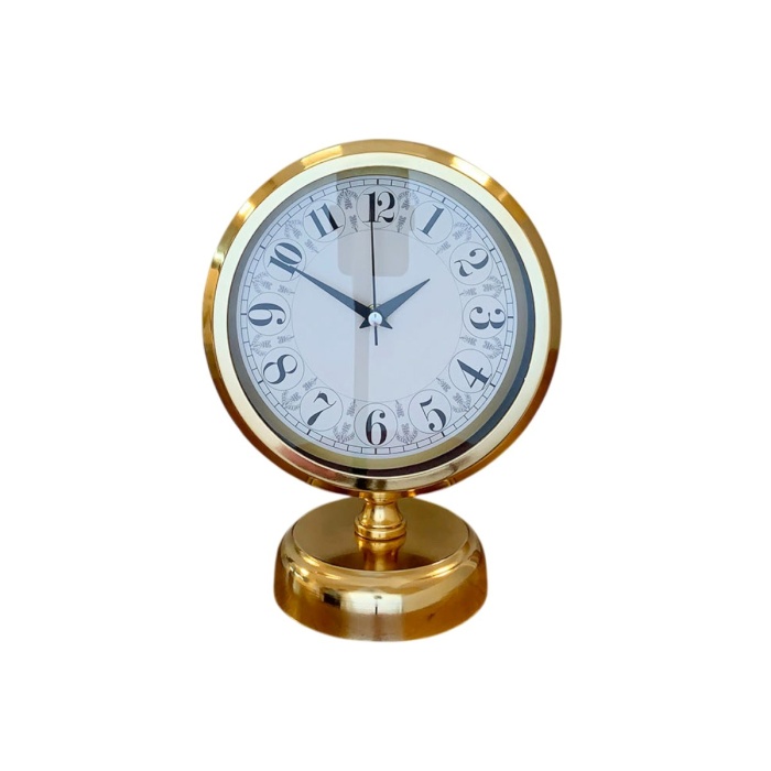 ® Yeni Ürün Golden Grace 25 x 20 Gold Metal Masa Saati