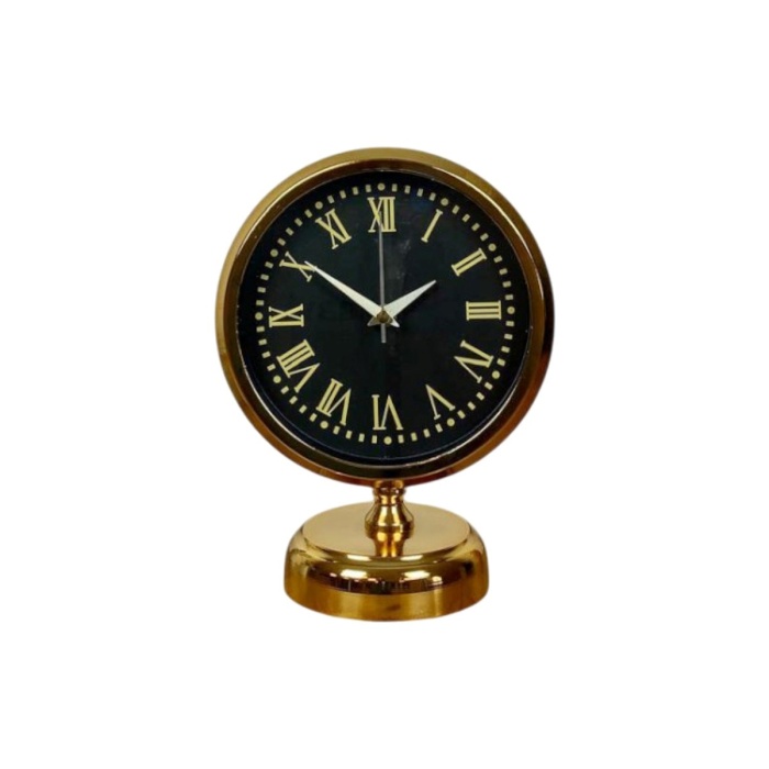 ® Yeni Ürün Golden Grace 25 x 20 Gold Metal Masa Saati