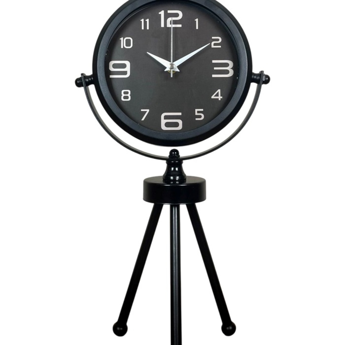 ® Yeni Ürün Siyah Zarif Üç Ayaklı Masa Saati