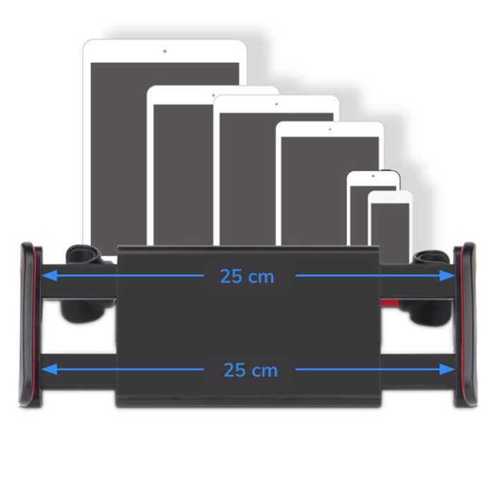 ® Yeni Ürün Oto Koltuk Arkası Telefon Tablet Tutucu Ayarlanabilir 360 Derece Dönebilen Pratik Stand