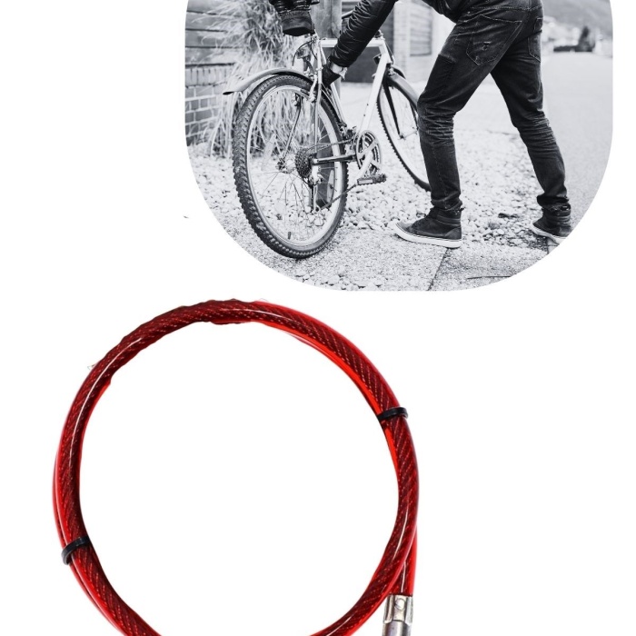 ® Yeni Ürün Şifreli Pratik ve Sağlam Bisiklet Kilidi