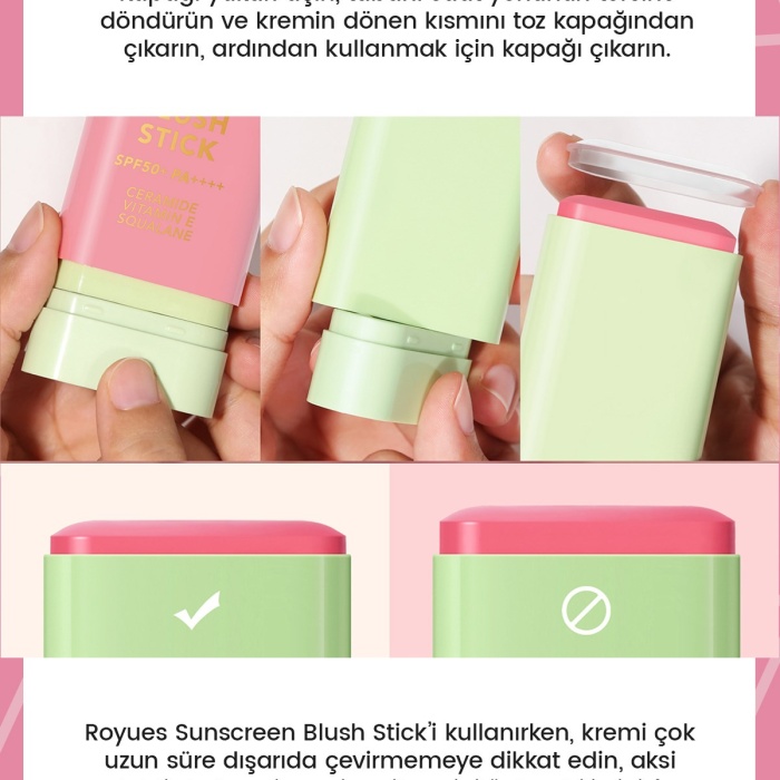 ® Yeni Ürün Nemlendiricili Stick Krem AllıkYumuşak Dokulu, Yüksek Pigmentli ve Nemlendirici Formül