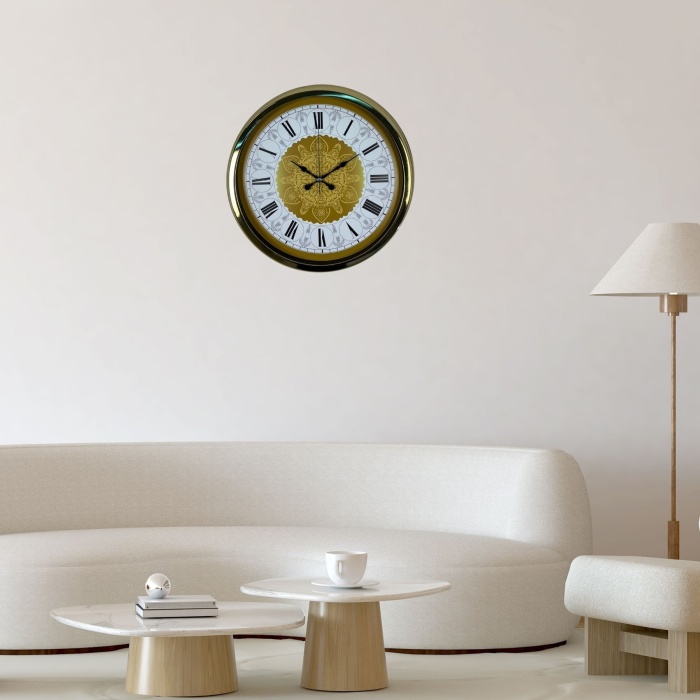 Gold Anatolia Royal 40 Cm Metal Duvar Saati