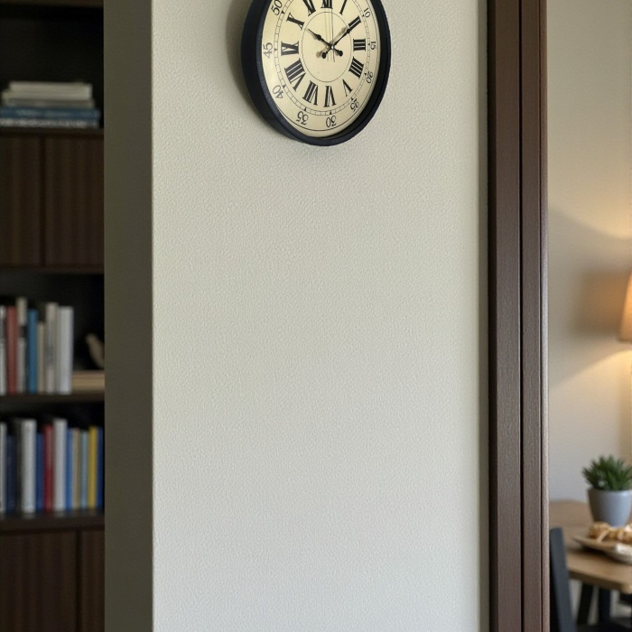 ® Yeni Ürün 36 Cm Siyah Retro Tasarım Duvar Saati