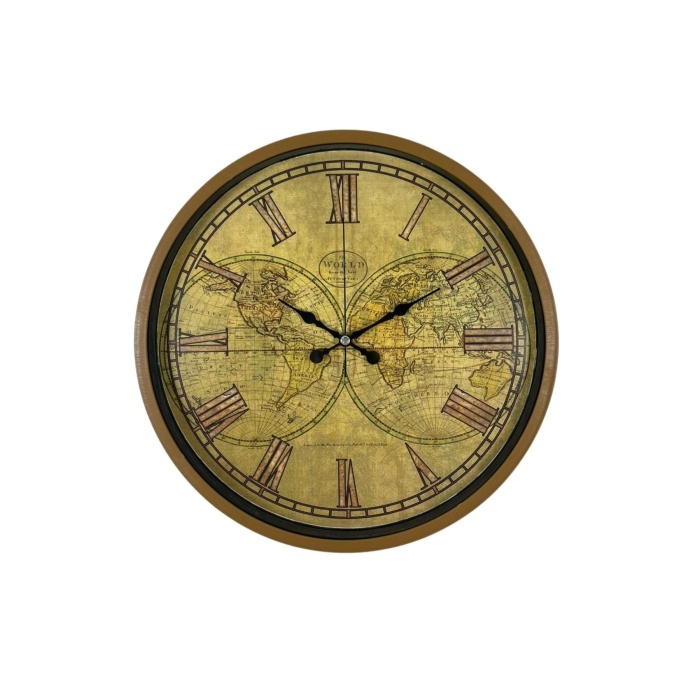 Kahverengi Vintage 36 Cm Duvar Saati