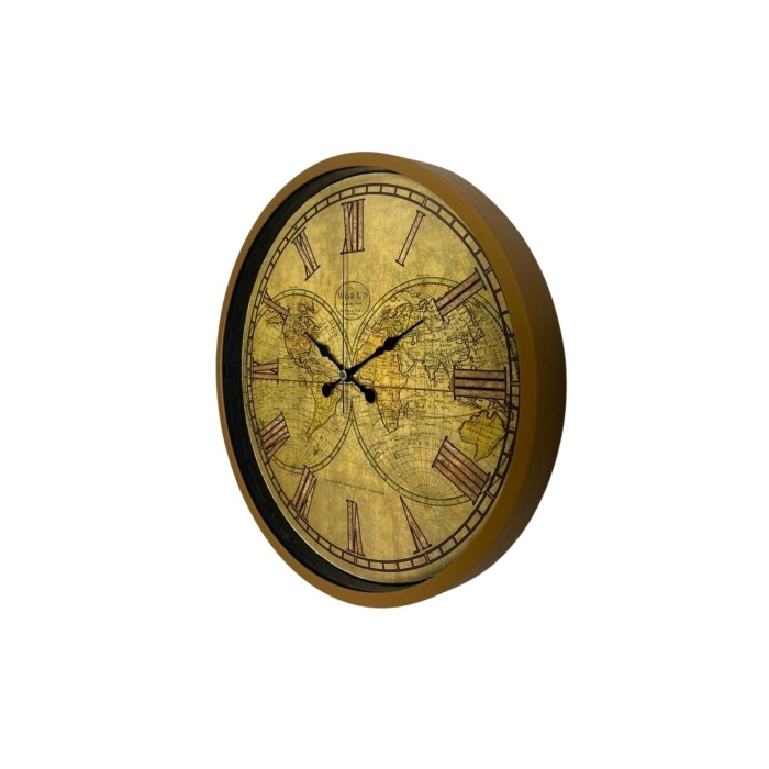 Kahverengi Vintage 36 Cm Duvar Saati