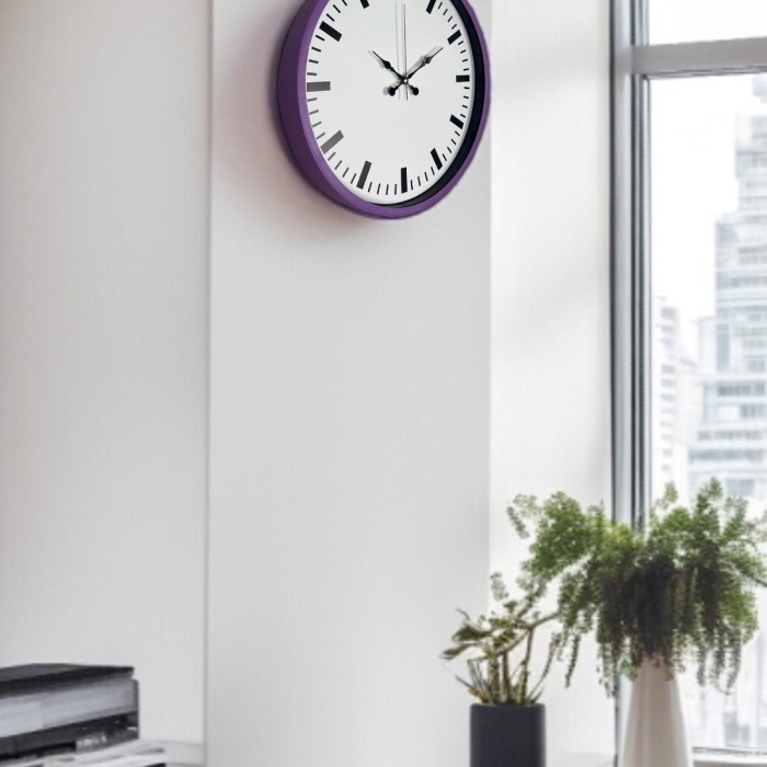 ® Yeni Ürün 36 Cm Sade Standart Duvar Saati