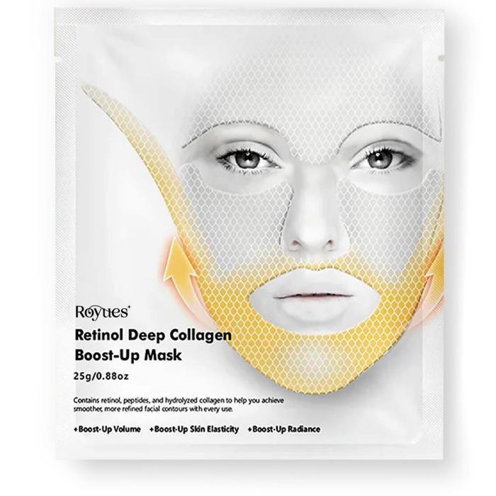 ® Yeni Ürün Retinol Kolajen Lifting Etkili Gıdı Toparlayıcı Yüz Maskesi 25g1 Adet