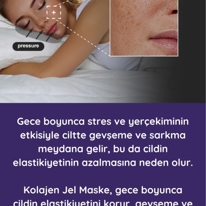 ® Yeni Ürün Soyulabilir Kolajen Jel Yüz MaskesiCam Cilt Etkili Kore Yüz Maskesi 70g