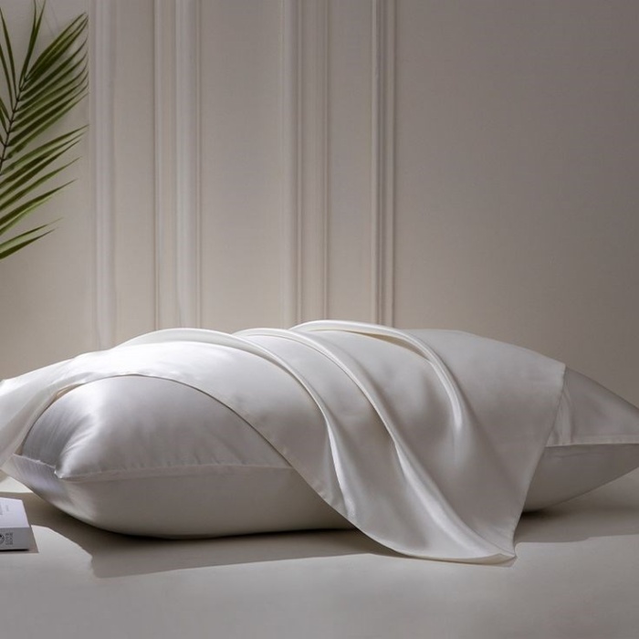® Yeni Ürün 2’li  İpek Dokulu Saten Yastık Kılıfı 50x70BeyazMikrosaten, Saç ve Cilt Dostu