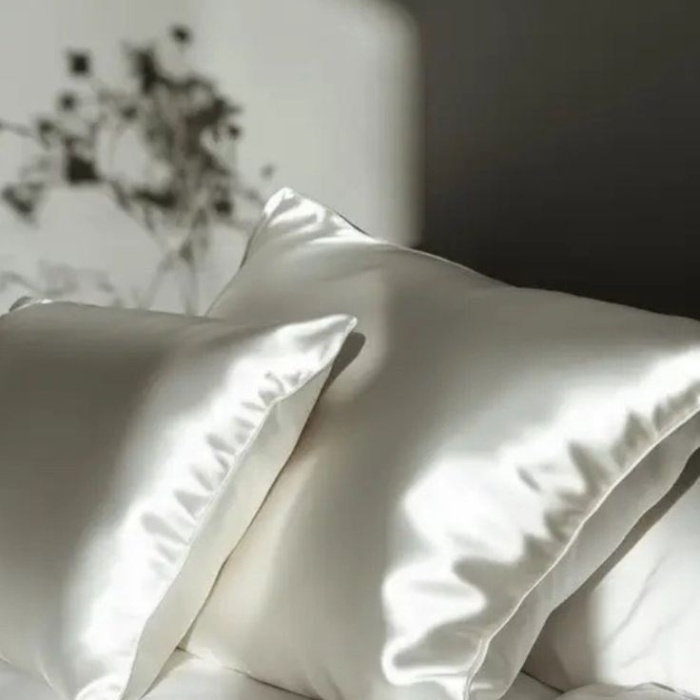 ® Yeni Ürün 2’li  İpek Dokulu Saten Yastık Kılıfı 50x70BeyazMikrosaten, Saç ve Cilt Dostu