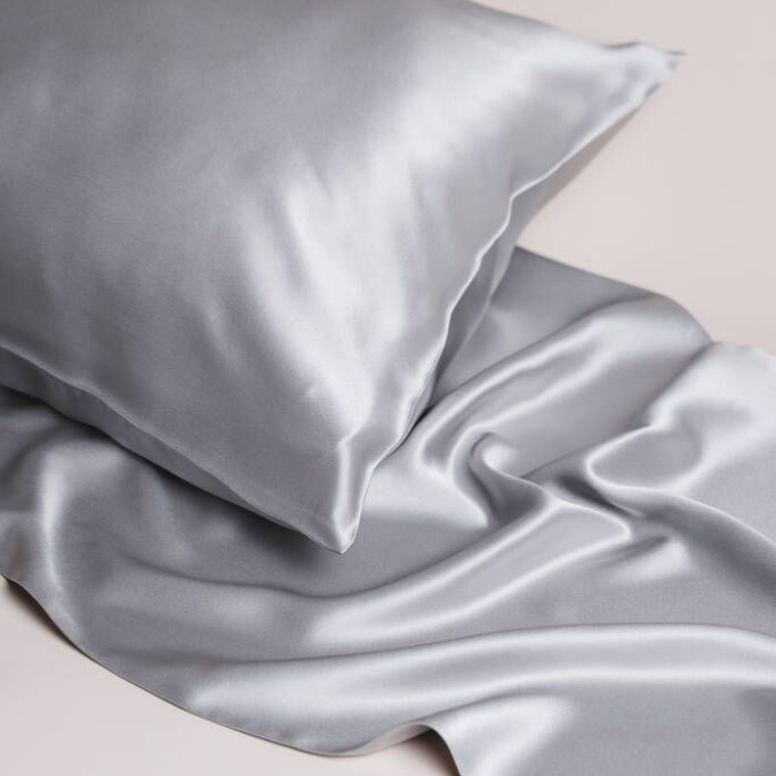® Yeni Ürün 2’li  İpek Dokulu Saten Yastık Kılıfı 50x70GümüşMikrosaten, Saç ve Cilt Dostu