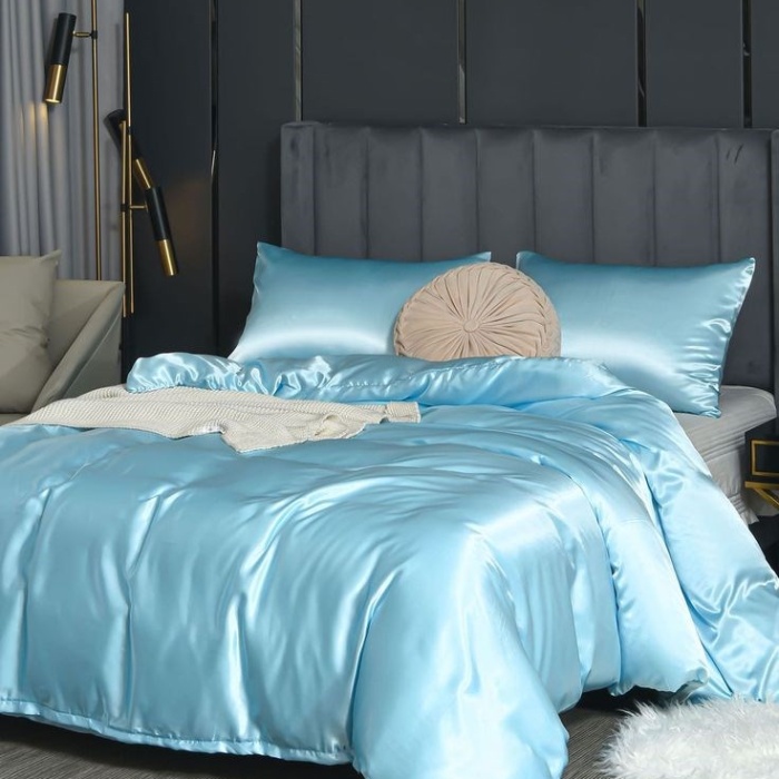 ® Yeni Ürün Beauty Sleep 2’li Mikrosaten SetSaç ve Cilt Dostu Bebek Mavi Yastık Kılıfı