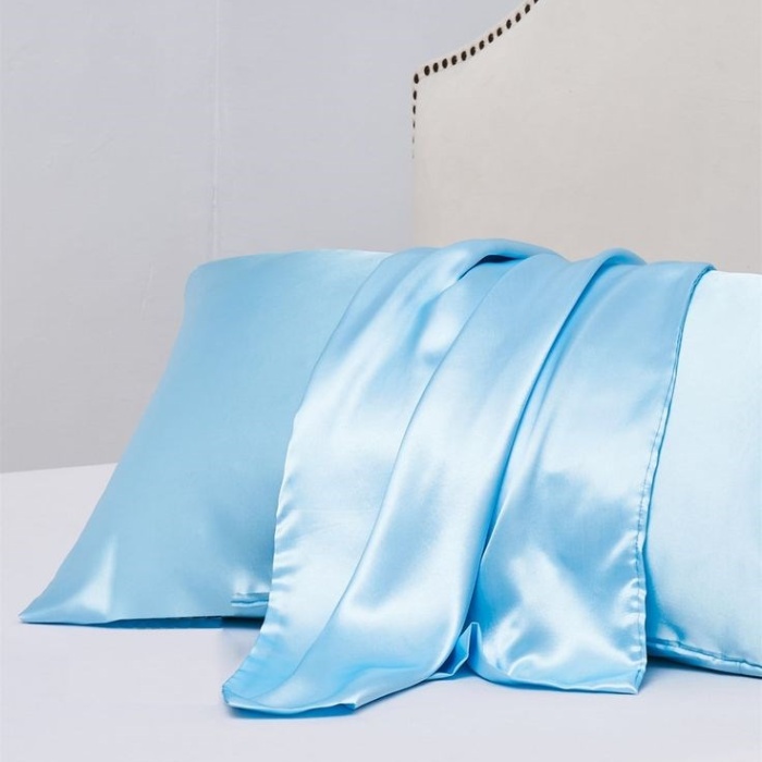 ® Yeni Ürün Beauty Sleep 2’li Mikrosaten SetSaç ve Cilt Dostu Bebek Mavi Yastık Kılıfı