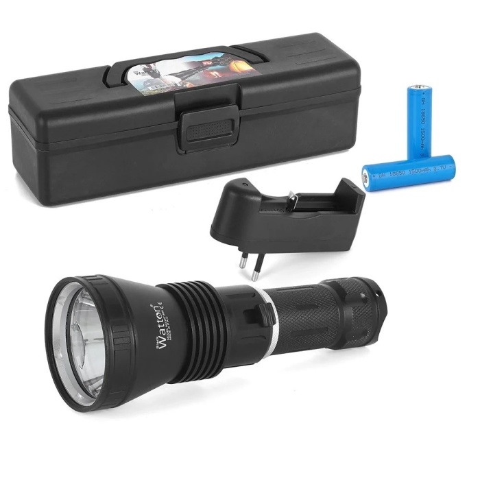 ® Yeni Ürün 1200 Lümen Profesyonel Şarjlı El Feneri Wt-655