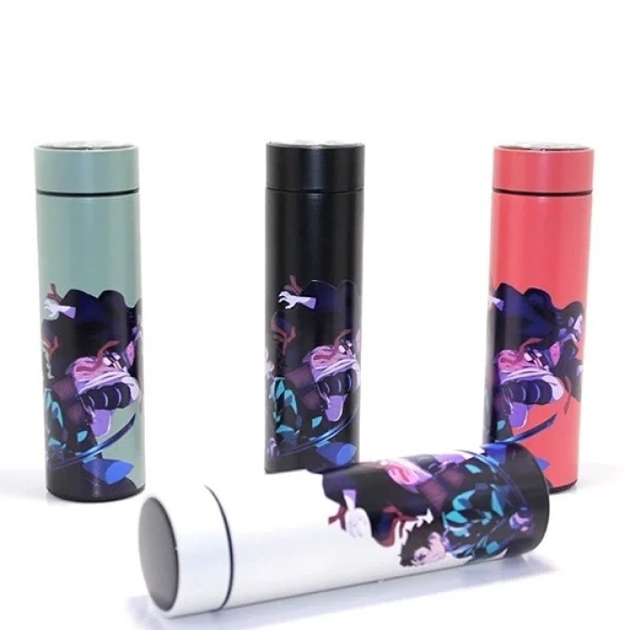 ® Yeni Ürün Anime Baskılı Digital Göstergeli Termos 500 Ml