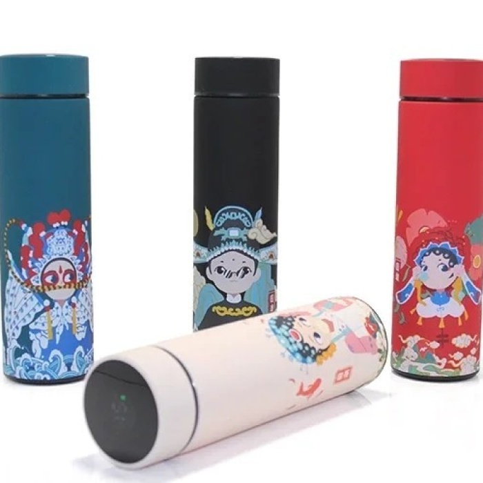 ® Yeni Ürün Dijital Göstergeli Paslanmaz Çelik Termos