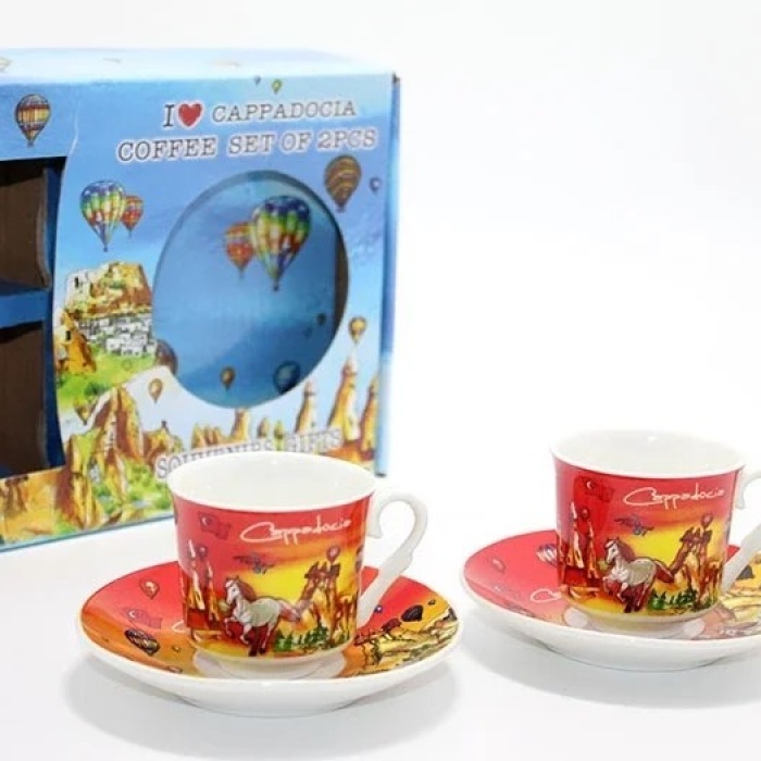 ® Yeni Ürün Yöresel İkili Fincan Seti