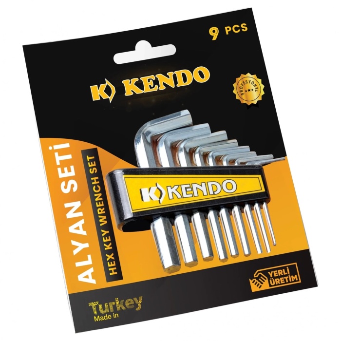 ® Yeni Ürün Eltos Kendo Allen Anahtar Seti Alyan Anahtar 9 Parça