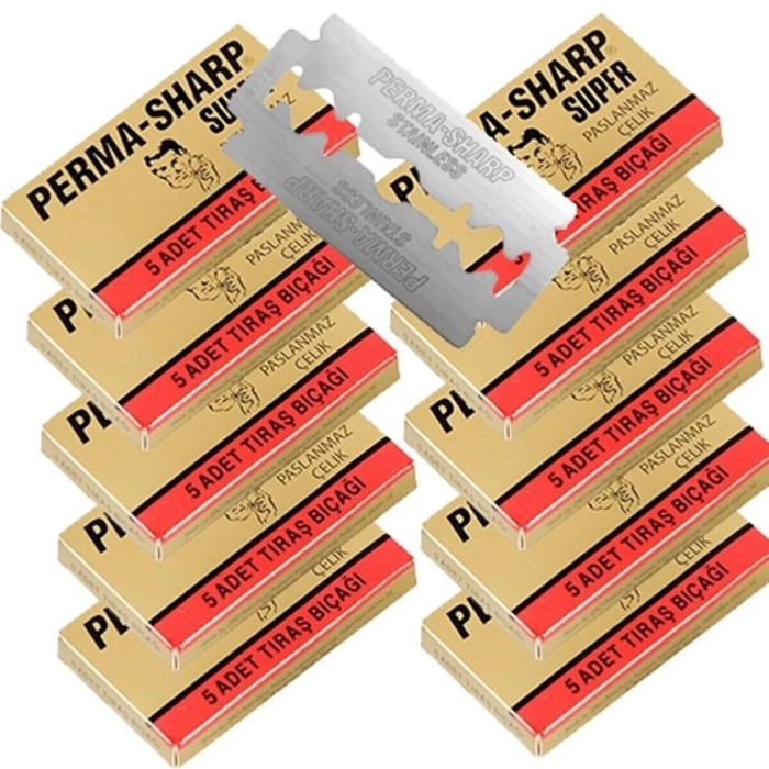 ® Yeni Ürün Gillette Perma-sharp 5li Traş Jileti 20 Paket