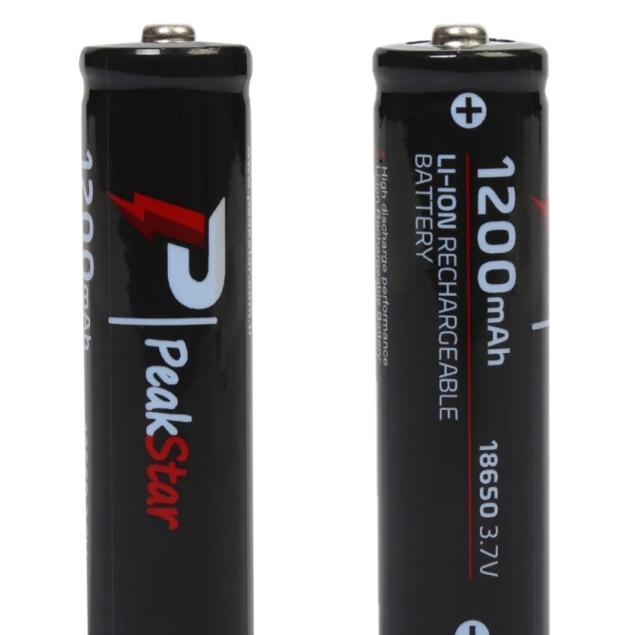 ® Yeni Ürün Orjinal 3.7 V 1200 Mah Şarj Edilebilir 18650 Turbo Model Li-ion Şarjlı Pil