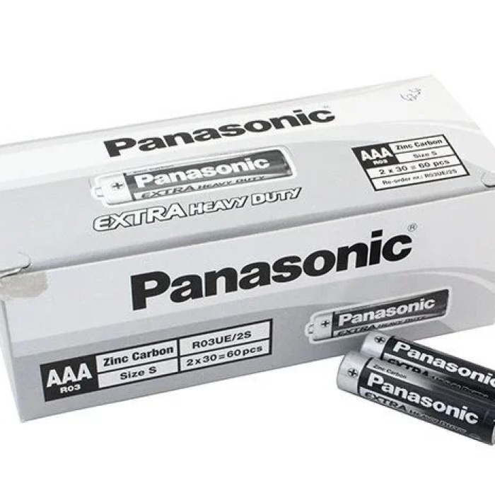 ® Yeni Ürün Panasonic Manganez İnce Kalem Aaa Pil 60lı Paket