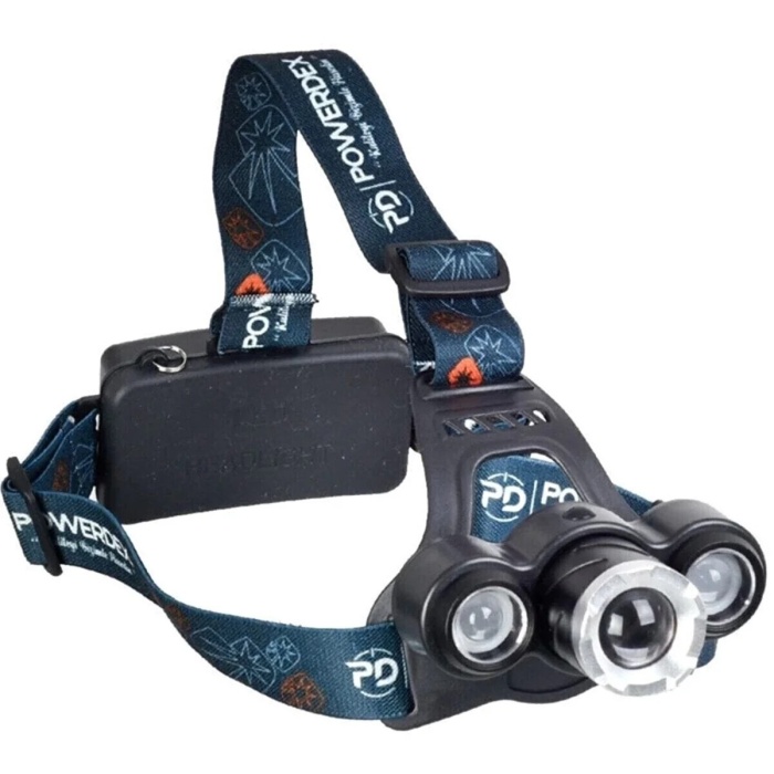 ® Yeni Ürün 10 W Şarjlı Metal Yağmur Suyu Geçirmez Kafa LambasıFeneri