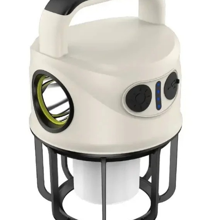 ® Yeni Ürün Ps-22025 Çift Işıklı Type-c Powerbank Özellikli Taşınabilir Şarj Edilebilir Kamp Lambası