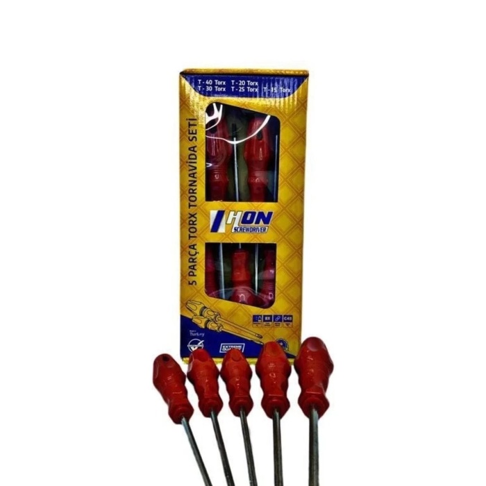 ® Yeni Ürün Hon 5 Parça Torx Tornavida Seti