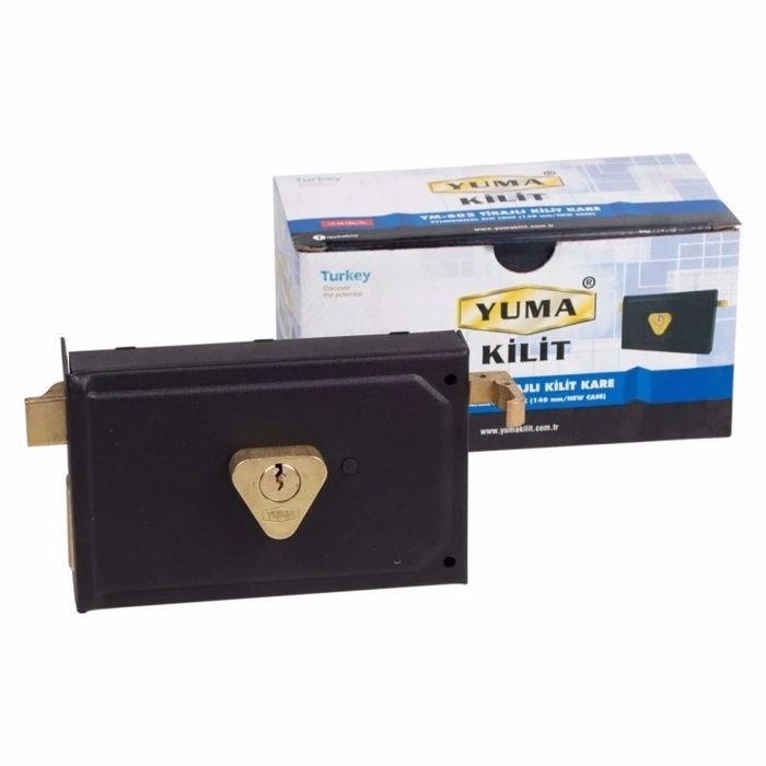 ® Yeni Ürün Yuma 14 Cm Trajlı Kilit Kare Ym-602