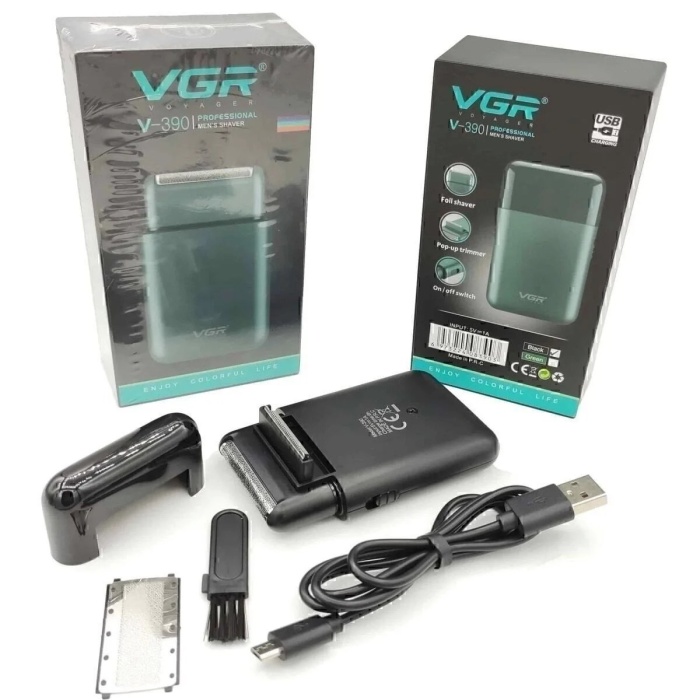 ® Yeni Ürün V-390 Sakal-vücut Sıfır Sakal Yanak Şarjlı Islak Ve Kuru Tıraş Makinesi
