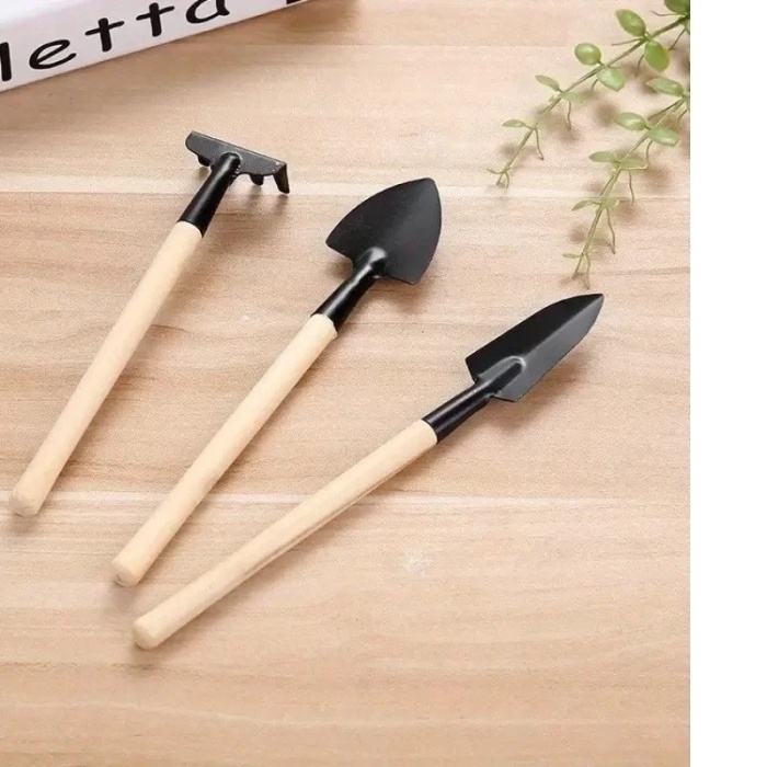 ® Yeni Ürün Mini Kazma Kürek Tırmık SetiPortatif