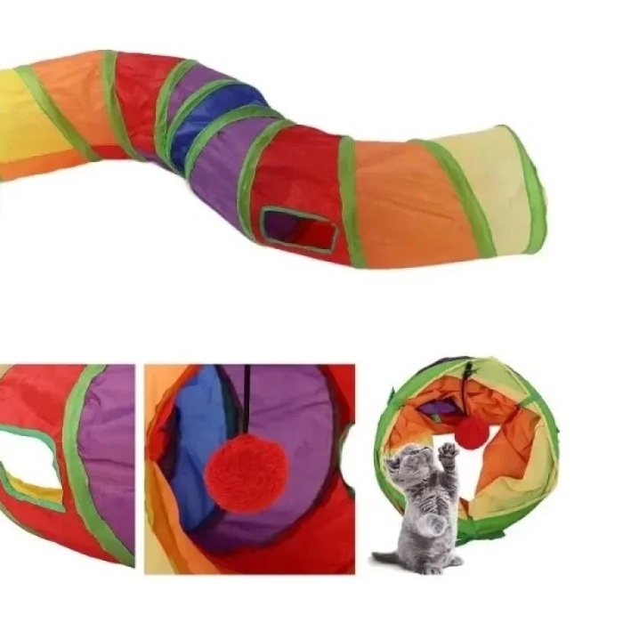 ® Yeni Ürün Kedi Oyun Tüneli 125 Cm