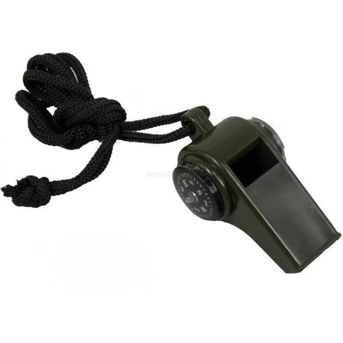 ® Yeni Ürün Pusulalı Termometreli Acil Durum Düdüğü ( 3 İn 1)