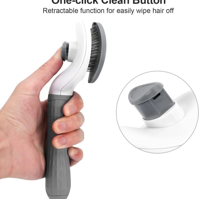 ® Yeni Ürün Kedi Köpek Tüy Toplayıcı Pet Tarak 20 Cm