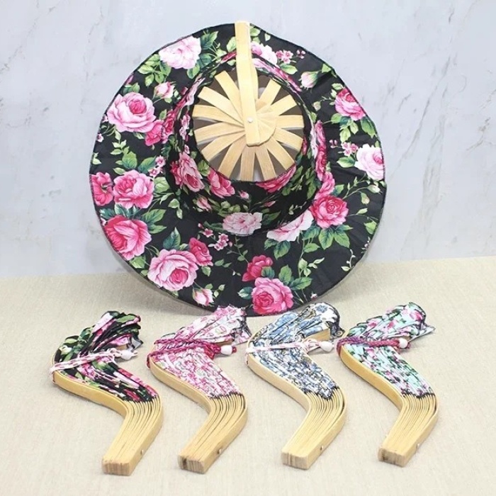 ® Yeni Ürün Ahşap Şapkalı Yelpaze