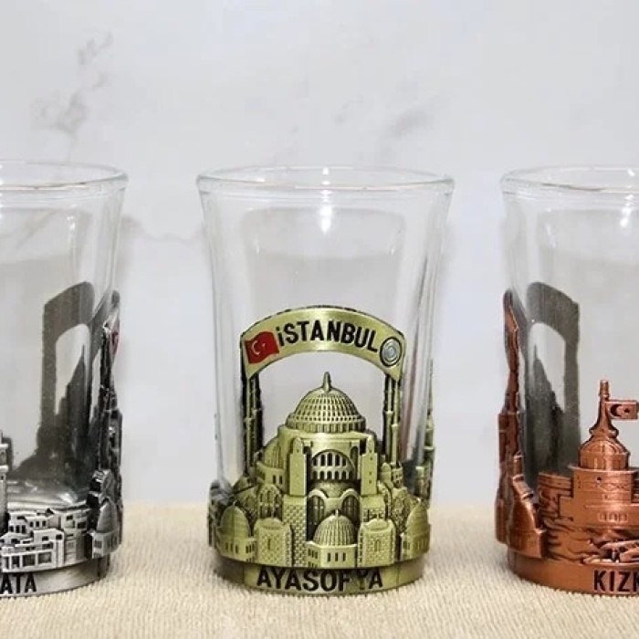 ® Yeni Ürün İstanbul Temalı Shot Bardak