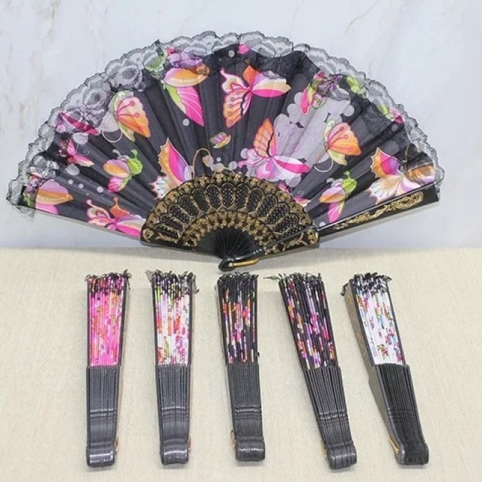 ® Yeni Ürün Plastik Renkli Yelpaze