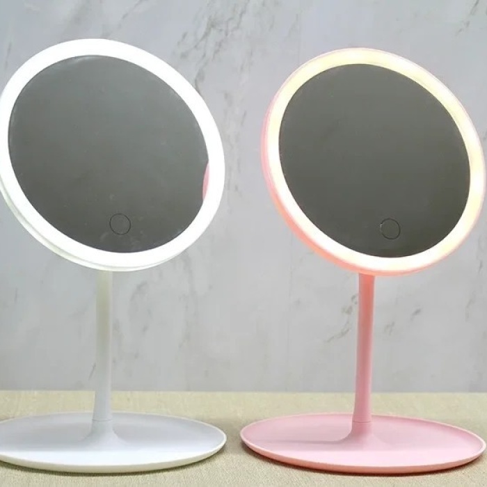 ® Yeni Ürün Yuvarlak Ledli Makyaj Aynası