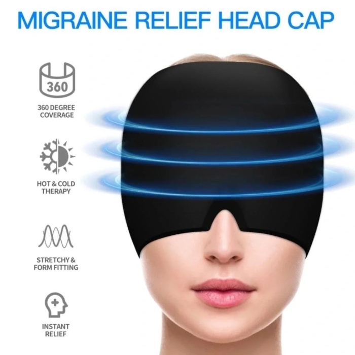 ® Yeni Ürün Miğren Ve Baş Ağrısı Giderici Maske