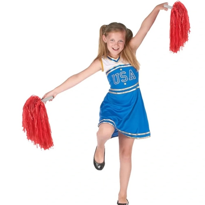 ® Yeni Ürün 1 Çift ( 2 Adet ) Kırmızı Renk 23 Nisan Gösteri Ponponu