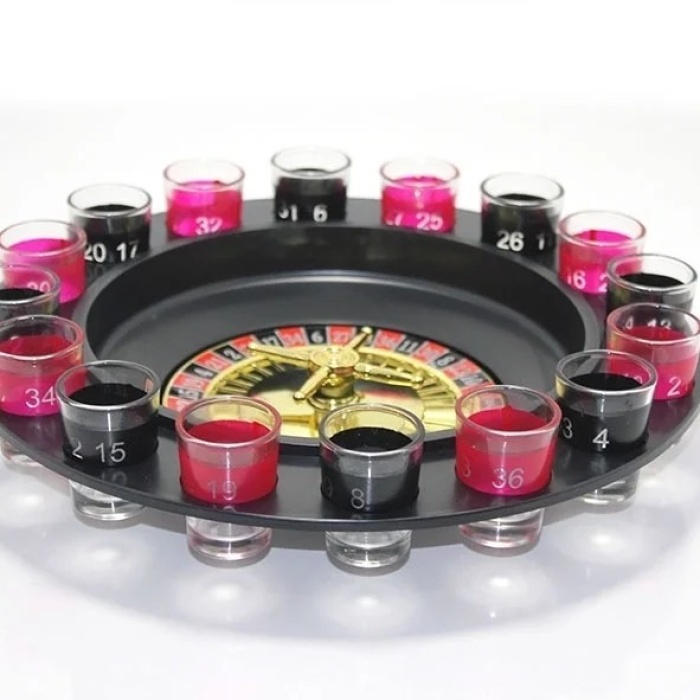 ® Yeni Ürün 16li Shot Bardaklı Rulet Oyunu
