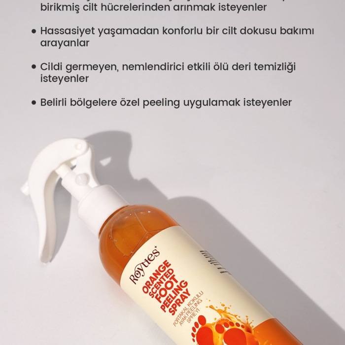 ® Yeni Ürün Topuk Çatlak ve Ayak Bakım Peeling SpreyiKoku Giderici ve Nemlendirici Foot Care Spray 250ml