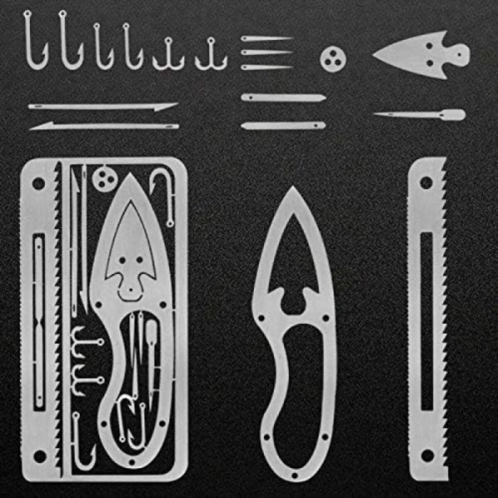 ® Yeni Ürün Çok Fonksiyonlu Hayatta Kalma Balıkçı Kiti